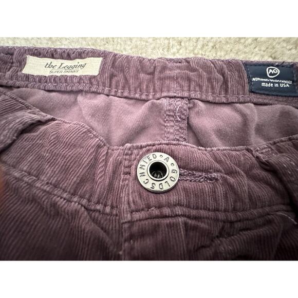 AG Adriano Goldschmied Deep Purple Skinny Leg Pants - Picture 6 of 16